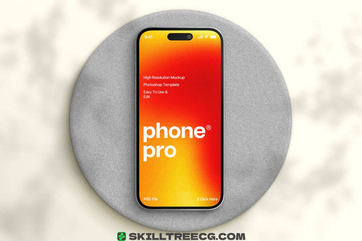 iPhone Pro Mockup（064343）-技能树